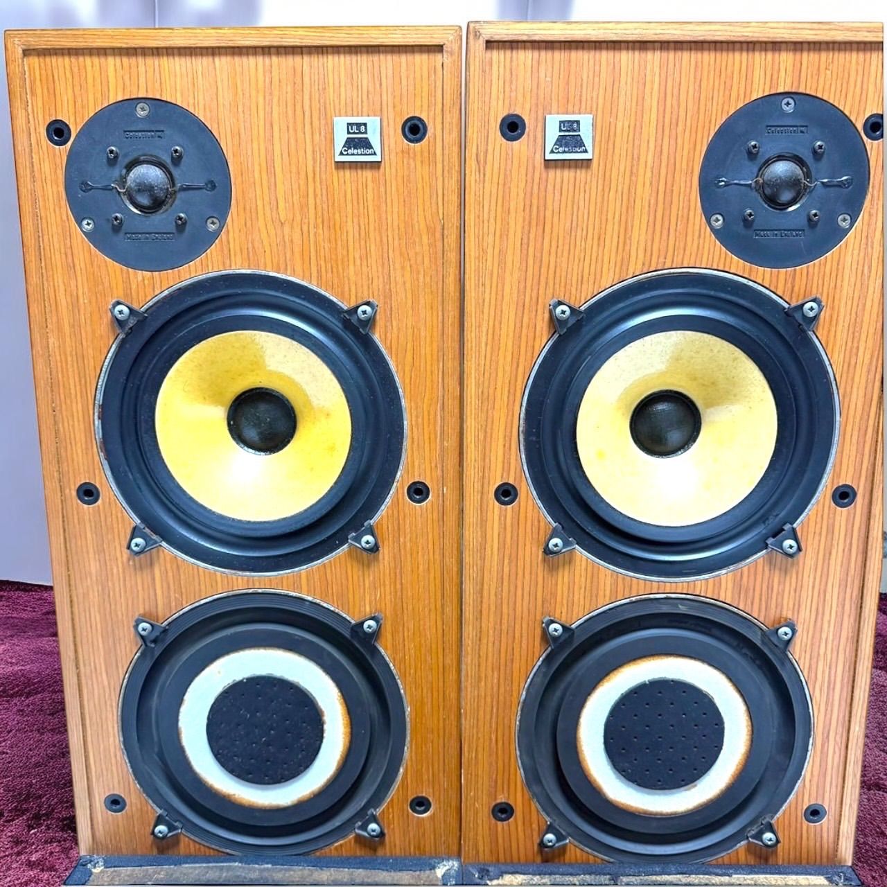 ☆超希少動作品 Celestion セレッション UL8 英国製 スピーカーペア ☆送料無料 超希少 動作品 Celestion セレッション UL8 英国製