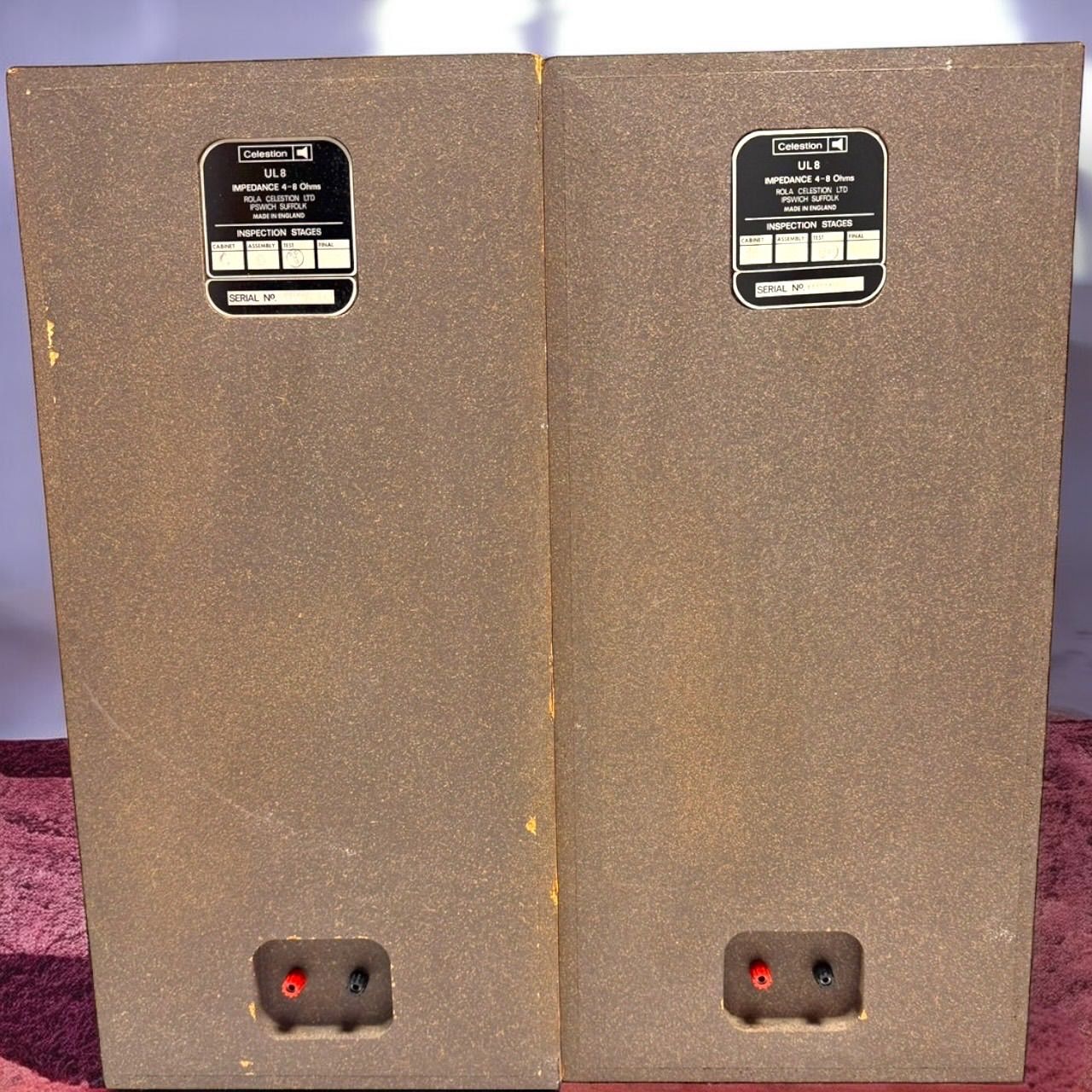 ☆超希少動作品 Celestion セレッション UL8 英国製 スピーカーペア ☆送料無料 超希少 動作品 Celestion セレッション UL8 英国製