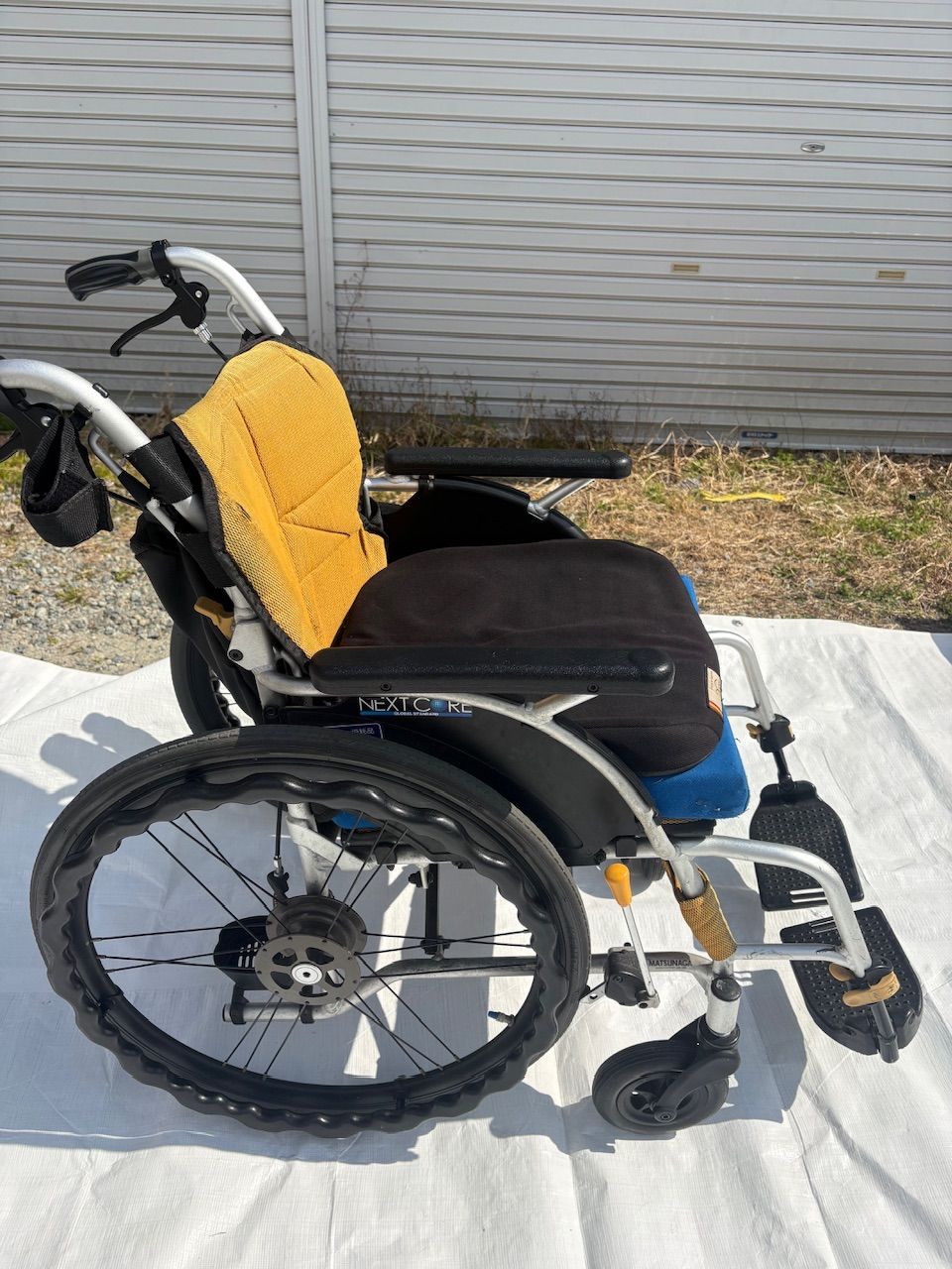 松永製作所 NEXTCORE 車椅子 2019年製 少し使用感ありますが機能性に 
