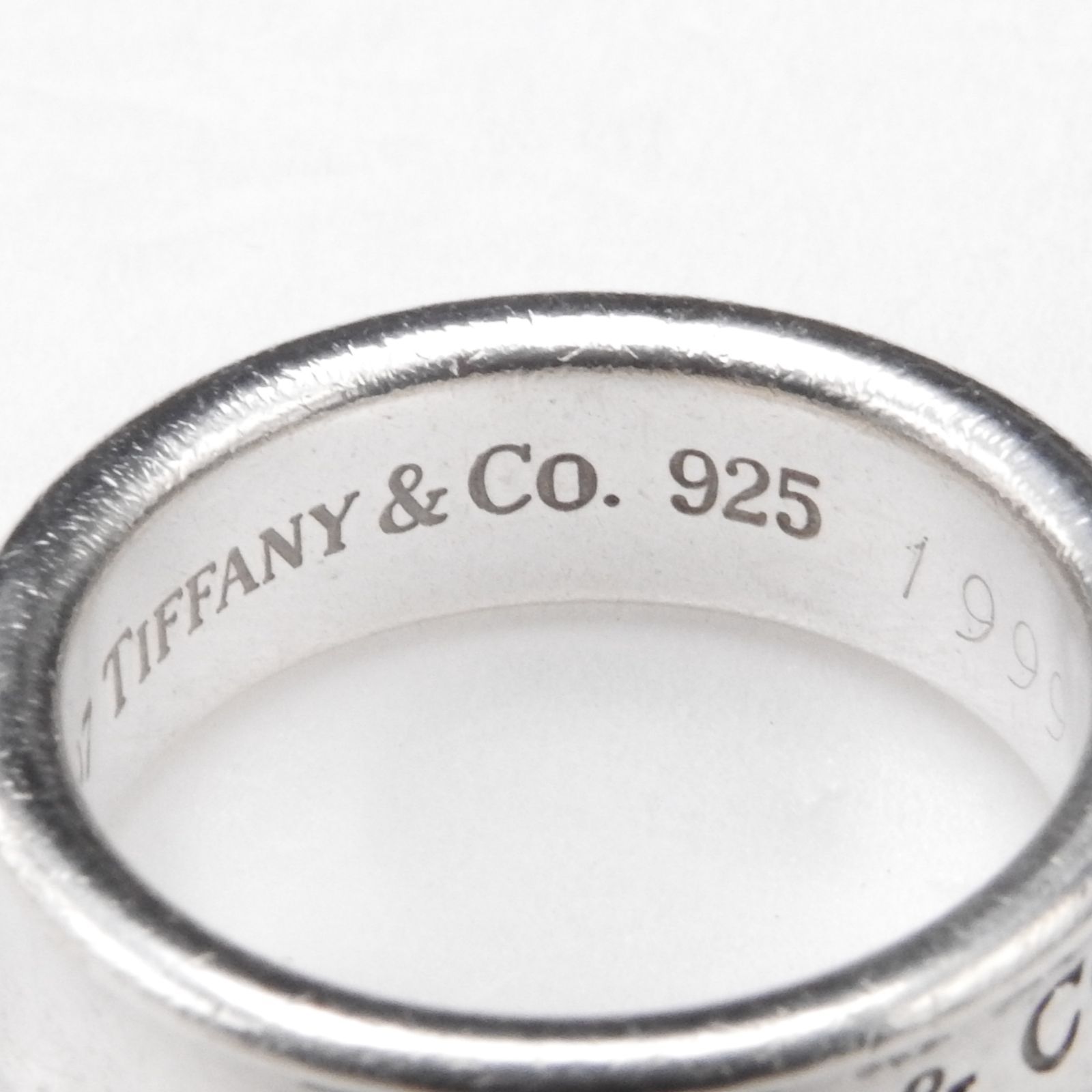 TIFFANY&CO. ティファニー 1837 ナローリング シルバー925 17.5号強