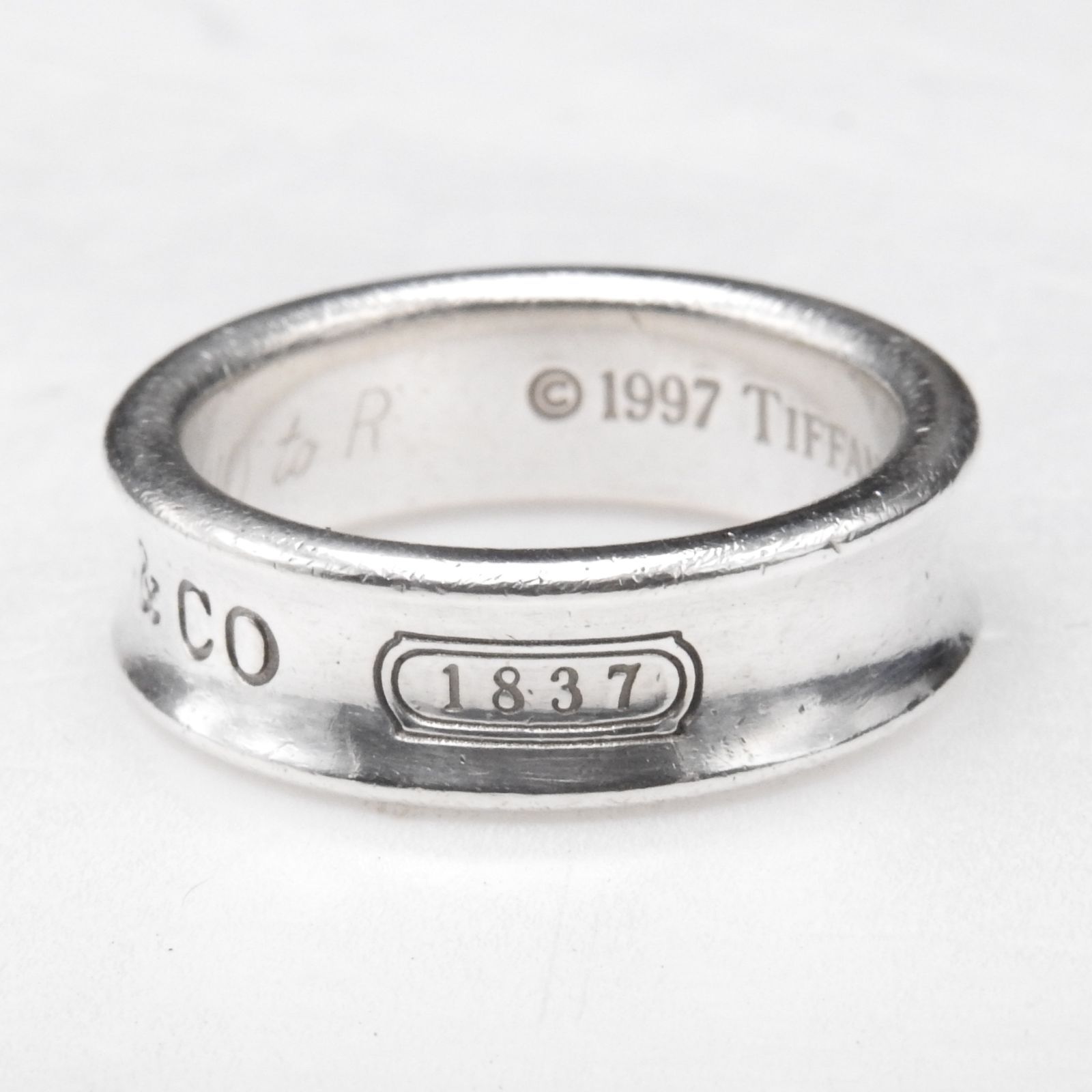 TIFFANY&CO. ティファニー 1837 ナローリング シルバー925 17.5号強