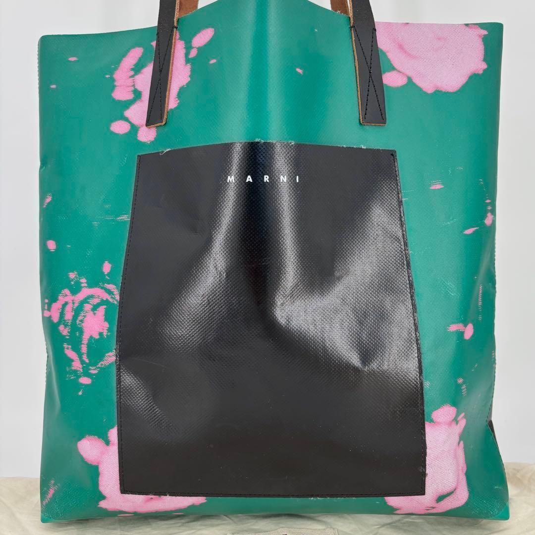 マルニ MARNI トートバッグ トライベッカ A4可能 バイカラー PVC