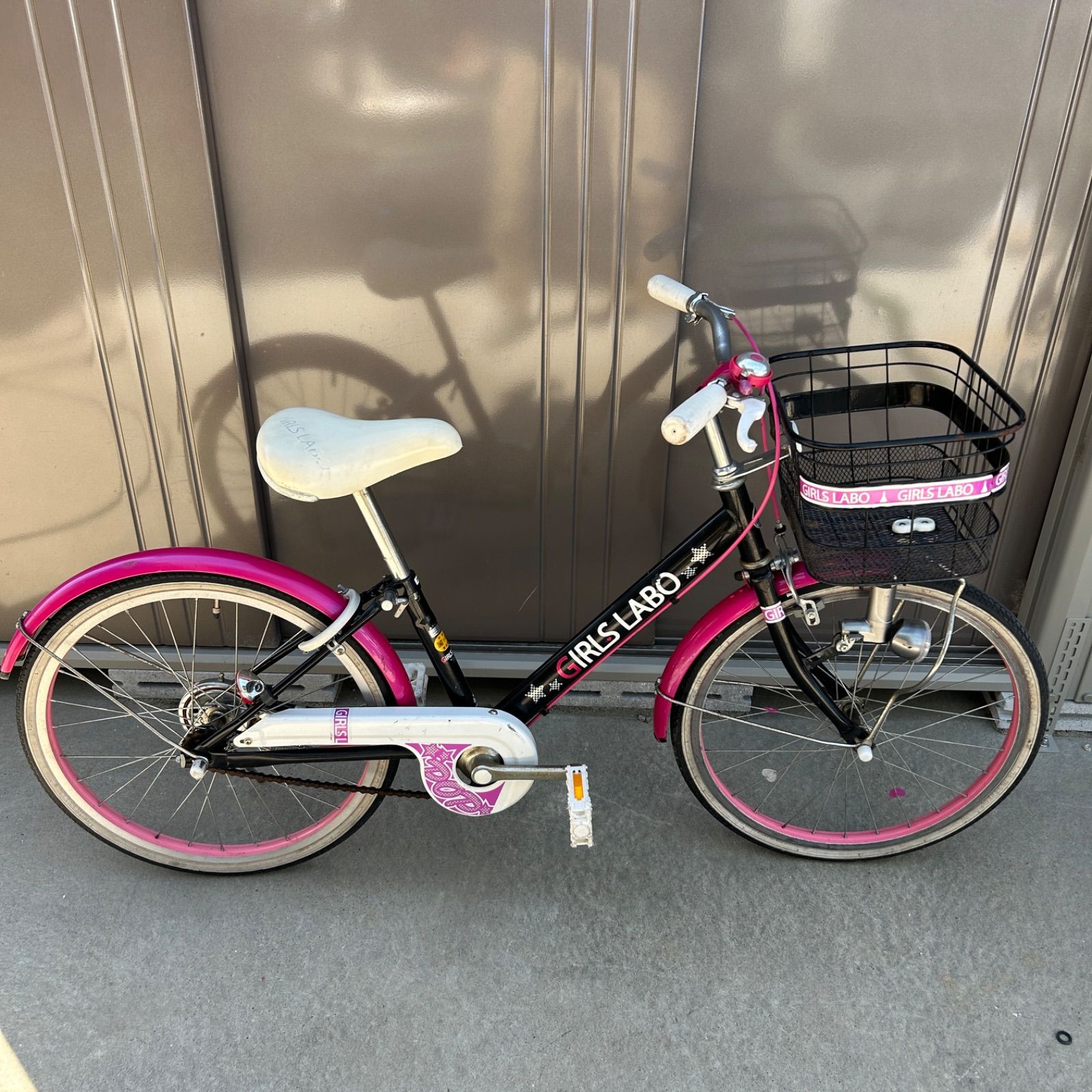 【40】子供用自転車 子供車 GIRILS LABO ブラック×ピンク20インチ 愛知県愛西市】サイクルベース あさひ GIRLS LABO ガールズラボ 子供用