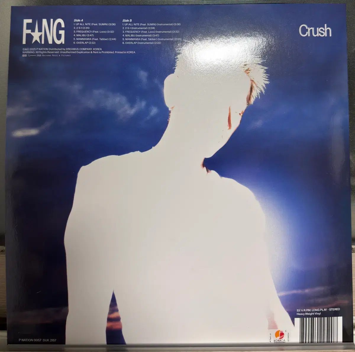 Crush - FANG Vinyl LP 新品 【公式通販】