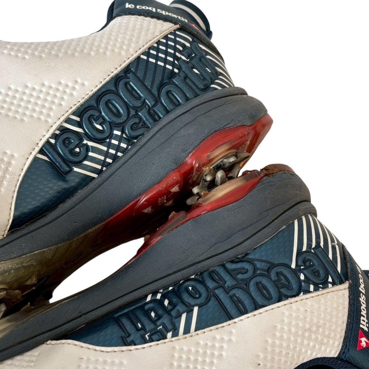 le coq sportif ルコック ゴルフシューズ メンズ 25.5cm ホワイト 