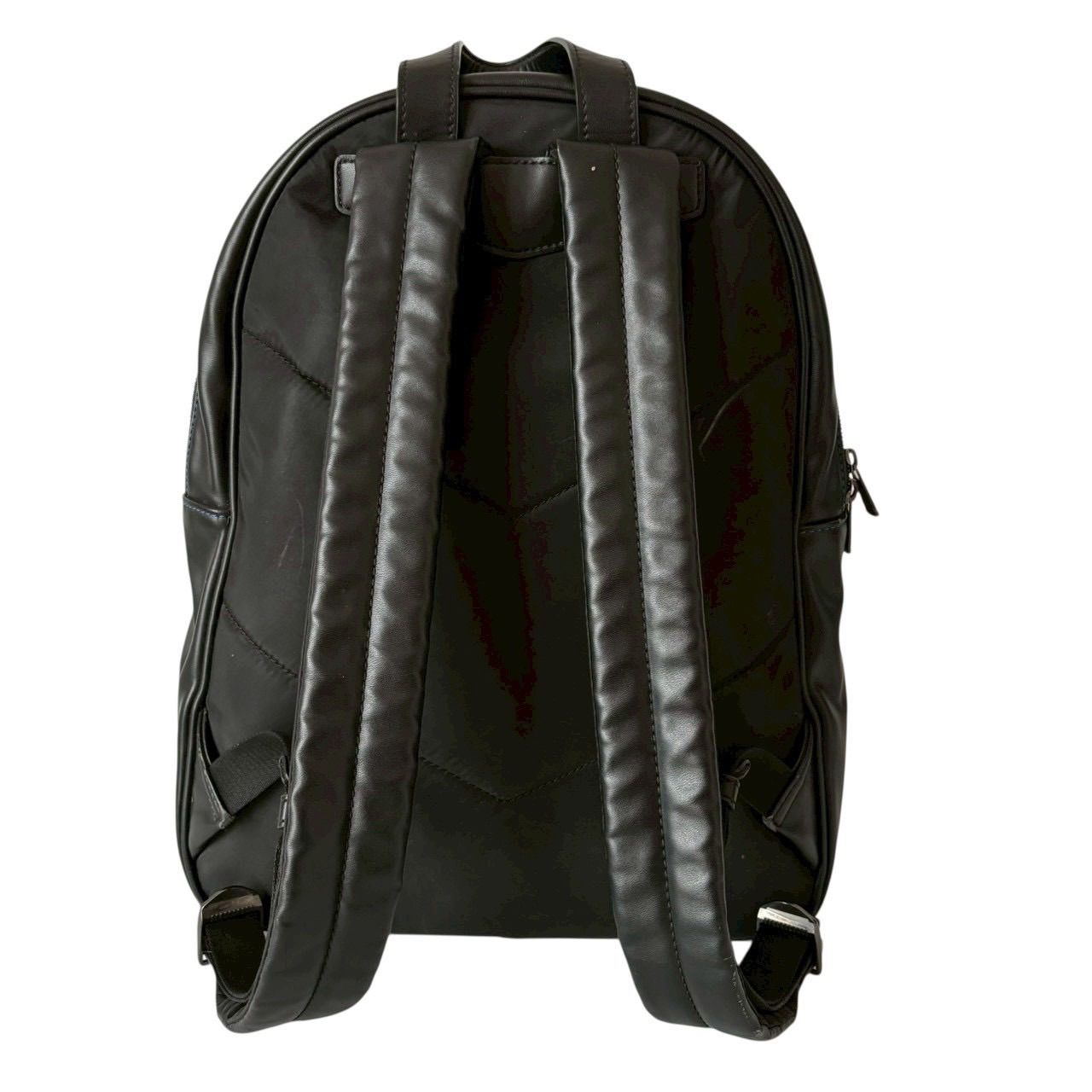 EMPORIO ARMANI レザー ブラックリュック EMPORIO ARMANI エンポリオアルマーニ バックパック レザー ブラック