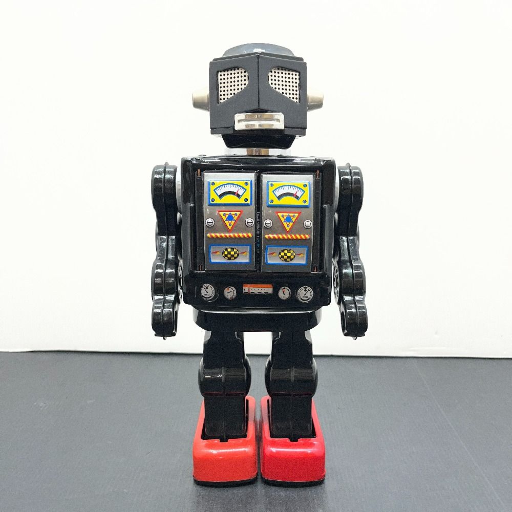 06w19428 堀川玩具工業 電動ブリキロボット「流星魔神」 【中古品】箱