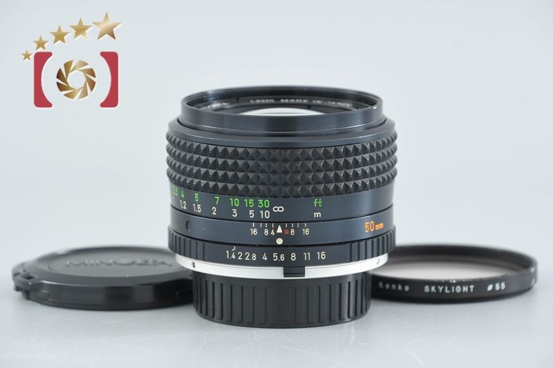 【中古】MINOLTA ミノルタ MC ROKKOR-PG 50mm f/1.4 中古】(ミノルタ) MINOLTA MC ROKKOR-PG 50/1.4｜ナニワグループ