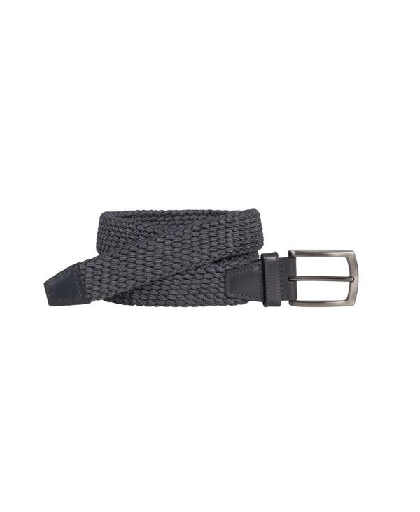 ジョンストンアンドマーフィー メンズ アクセサリー ベルト ニット Johnston Murphy Mens Woven StretchKnit Belt Gray グレー