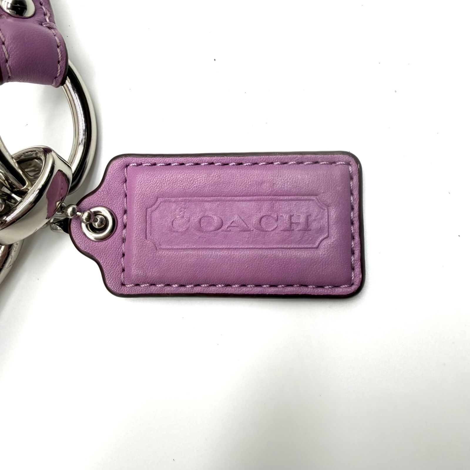 良品】COACH y2k signature 2way shoulder bag purple beige コーチ 