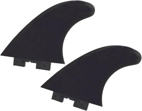 新品 クリックフィン 4.5 110mm Click Fins インフレータブルSUP用 川下り 安心 安全 airSUP パドルボード用 (Black (4枚))