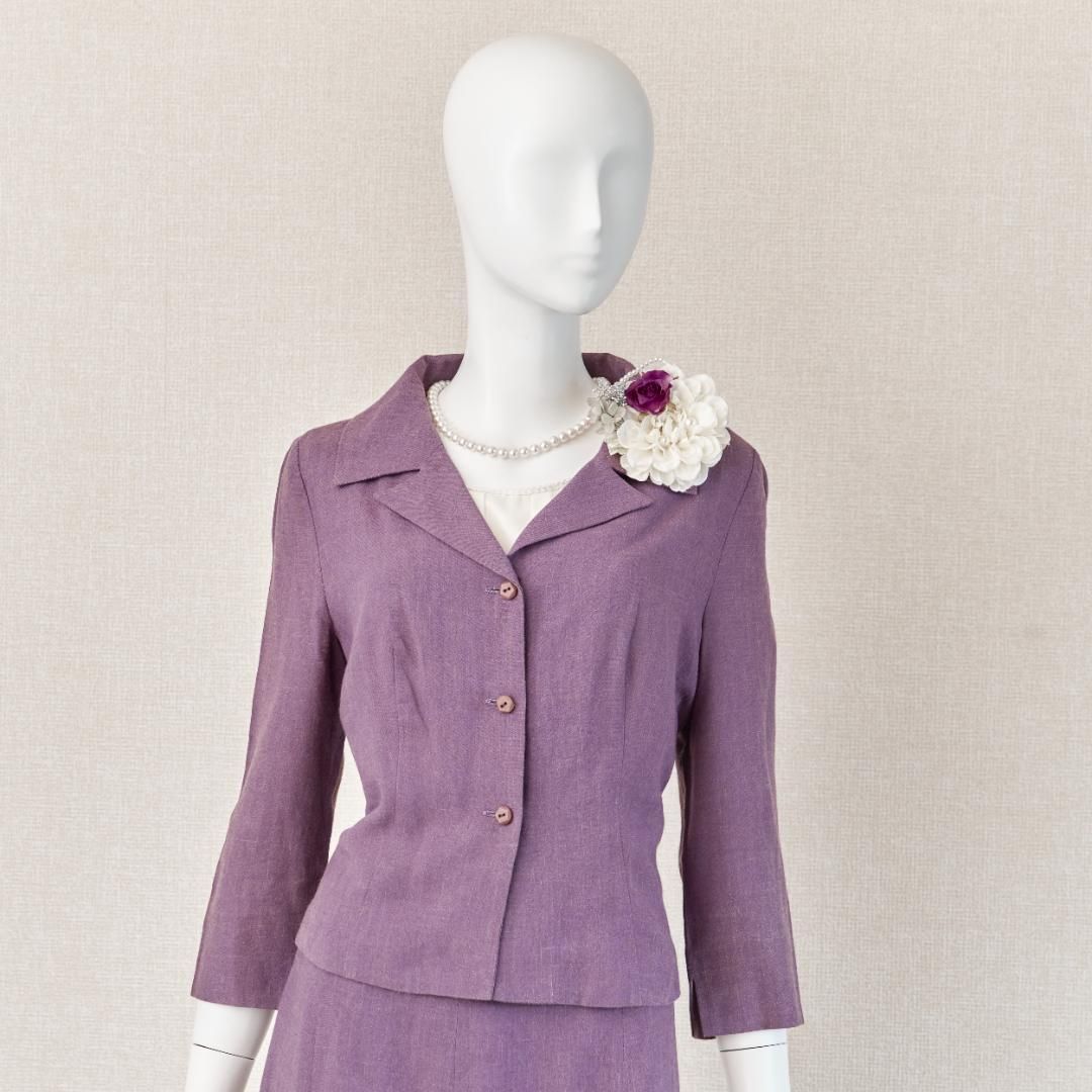 ◎当日発送可能【美品】シビラ　M　紫　セレモニー　麻混 ◎当日発送可能【美品】シビラ M 紫 セレモニー 麻混 - メルカリ