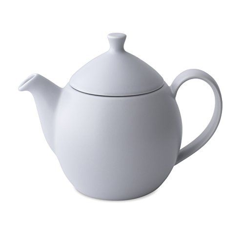 新品 フォーライフ ティーポット 陶器 414ml 2杯用 茶こし付き 電子レンジ・食洗機対応 ラベンダーミスト パープル 紫 デュー ティーポット 598Lvm