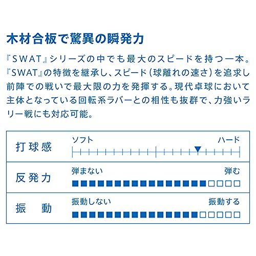 ヴィクタス VICTAS 卓球 ラケット SWAT SPEED スワット スピード 攻撃用シェークハンド フ 310024 回転練習器具 ラケット 卓球