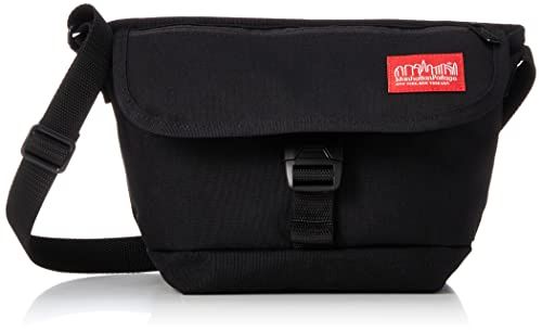 新品 [Manhattan Portage] 正規品【公式】メッセンジャーバッグ Nylon Messenger Bag Flap Zipper Pocket ブラック XS MP1603FZP