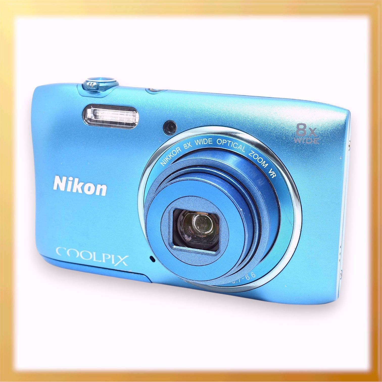 Nikon クールピクス S3600 コンパクトデジタルカメラ 青 Nikon COOLPIX 