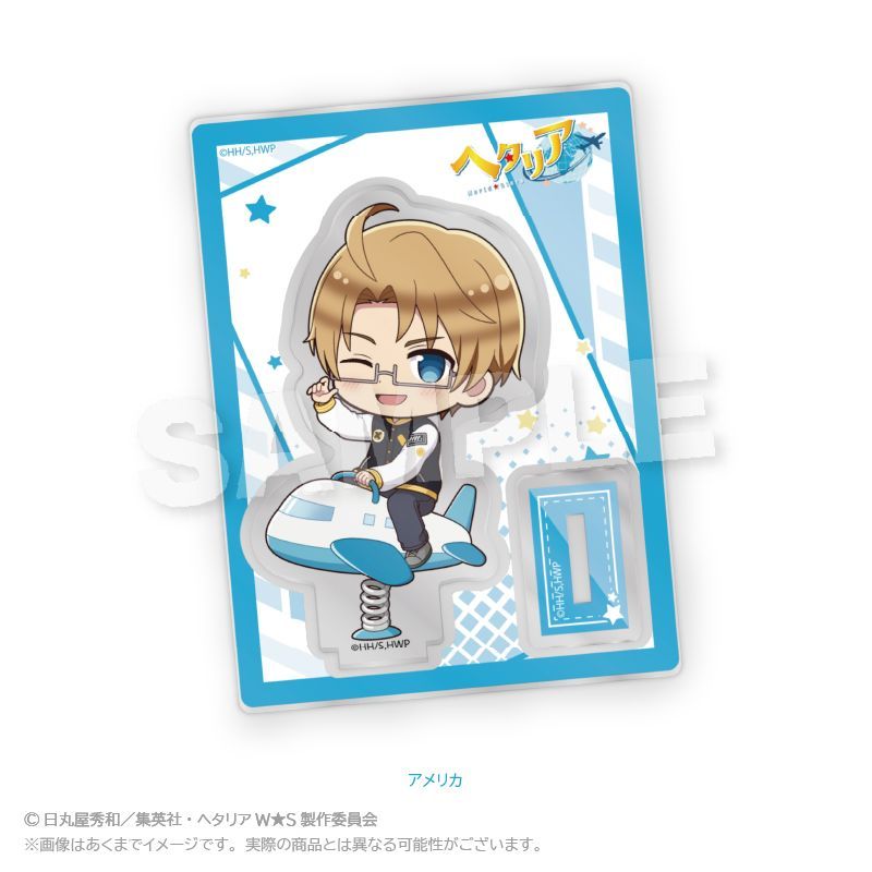新品/公式】ヘタリア World☆Stars_ミニキャラスタンド 遊具ver 