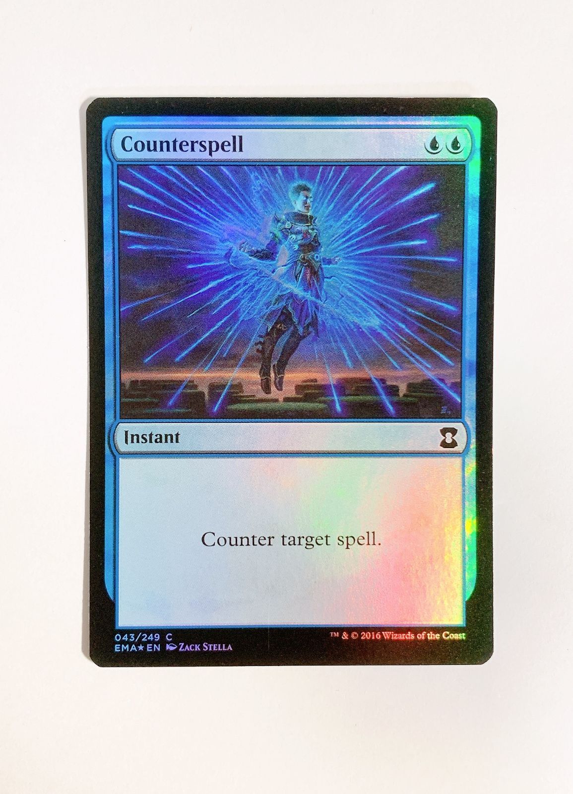 MTG 対抗呪文　英語版　4枚セット　foil 4】対抗呪文/Counterspell （英語版・Foil・EMA） MTG マジック：ザ