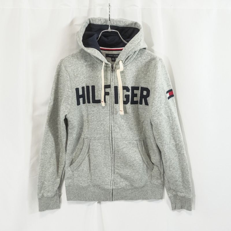美品 TOMMY HILFIGER トミーヒルフィガー ジップパーカー 裏起毛 美品 TOMMY HILFIGER トミーヒルフィガー ジップパーカー 裏起毛