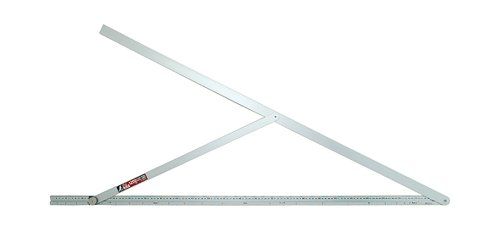 新品 シンワ測定(Shinwa Sokutei) アルミ自由金 勾配目盛 筋交付き 1.2m 62573