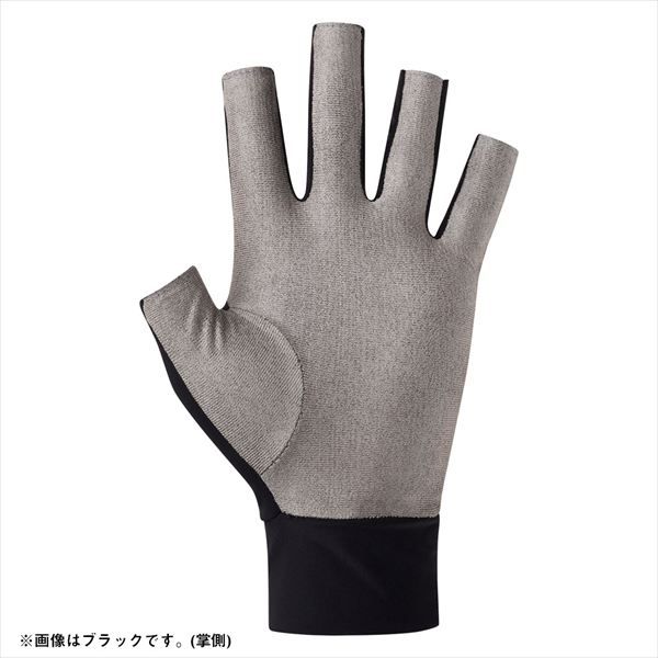 ダイワ 手袋 DG-6826 ICEDRY UVケアグローブ 5本カット ブラック M