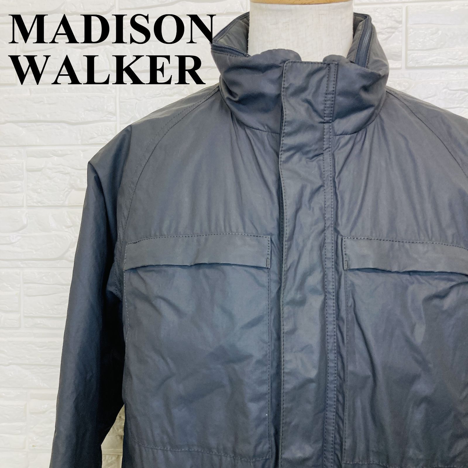 MADISON WALKER マディソンウォーカー 中綿ジャケット チャコールグレー M 0257K