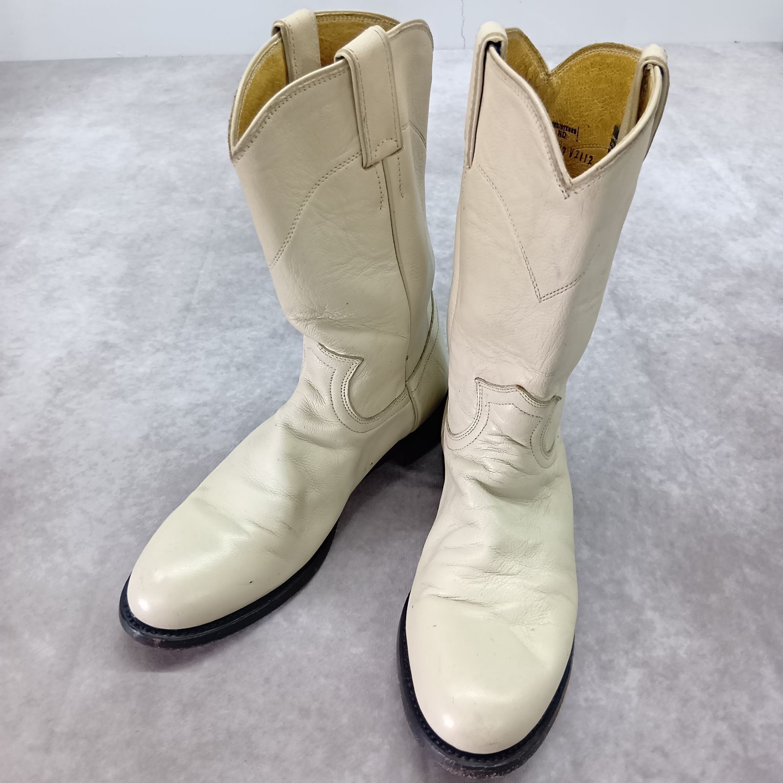 Justin us7 1/2 ウエスタンブーツ ローパーブーツ L3730 ブーツ 
