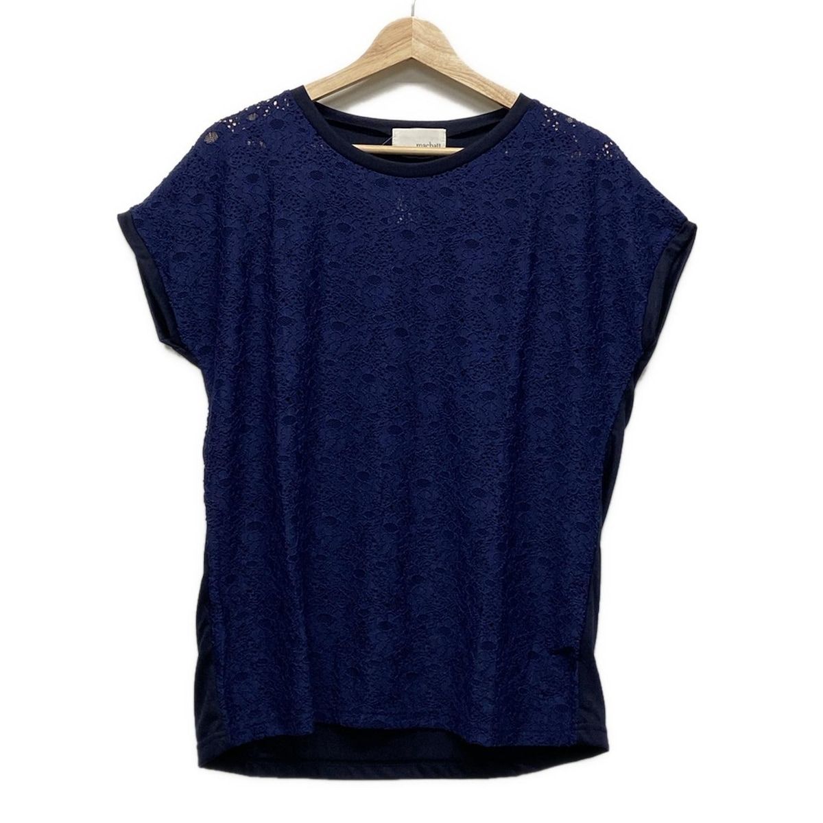MACHATT(マチャット) 半袖カットソー レディース美品 - ネイビー 