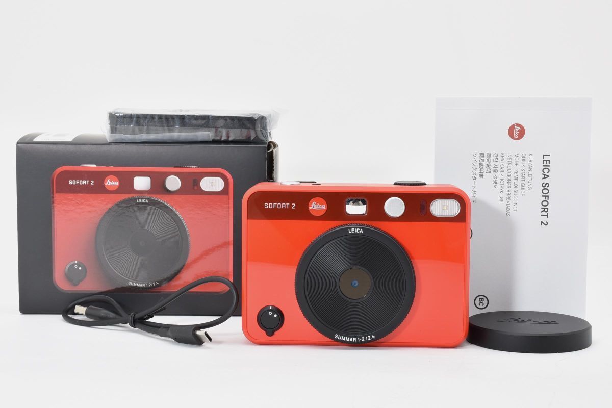 極上品 Leica SOFORT2 ゾフォート2 レッド 元箱付き ARYM5775#444 