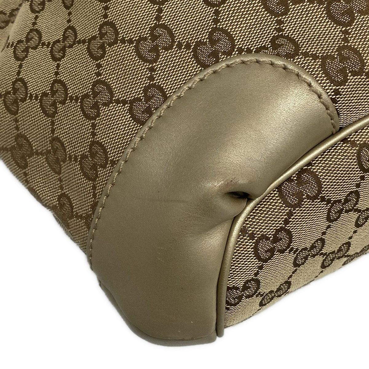 GUCCI(グッチ) ハンドバッグ スーキー/GG柄 247902 ゴールド×ベージュ 