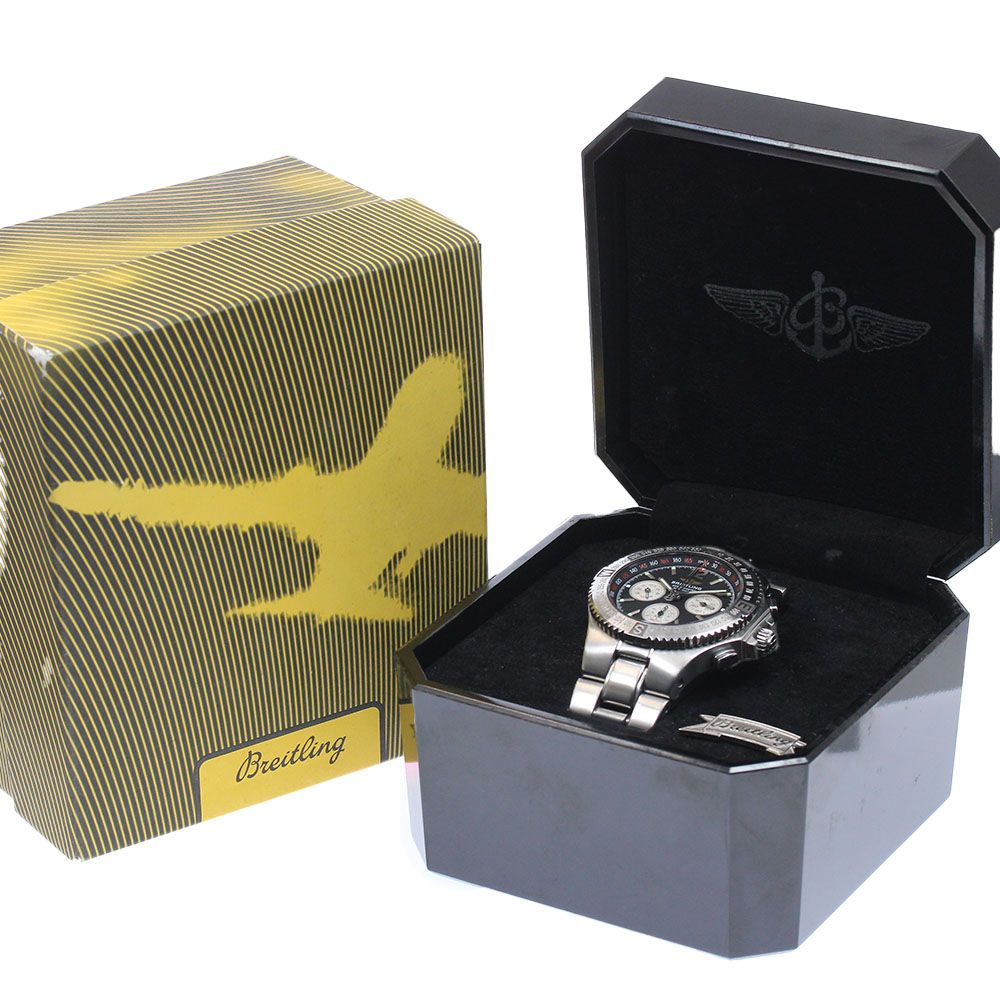  ブライトリング BREITLING A39362 ハーキュリーズ クロノグラフ 自動巻き メンズ き_941160 中綿アウター 自動巻き時計 腕時計(アナログ)