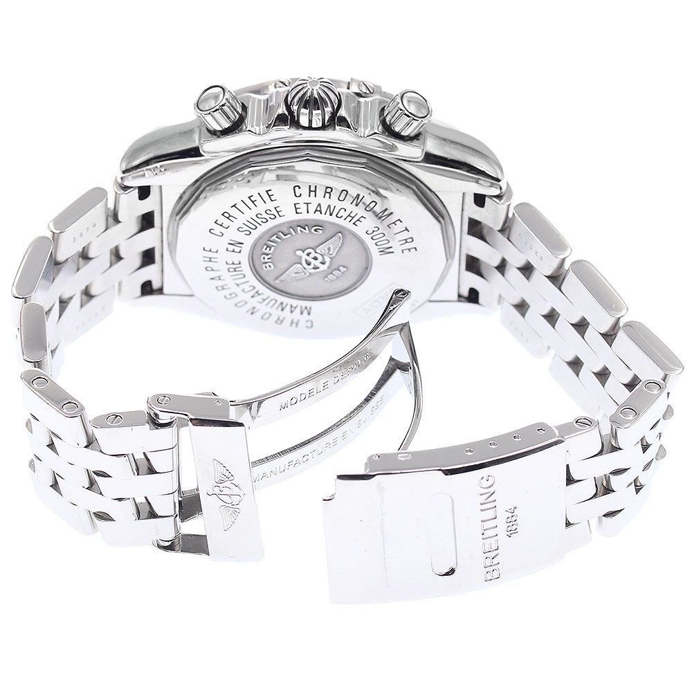  ブライトリング BREITLING A13356 クロノマット エボリューション デイト クロノグラフ 自動巻き メンズ _939204 リブ編み 自動巻き時計 腕時計(アナログ)