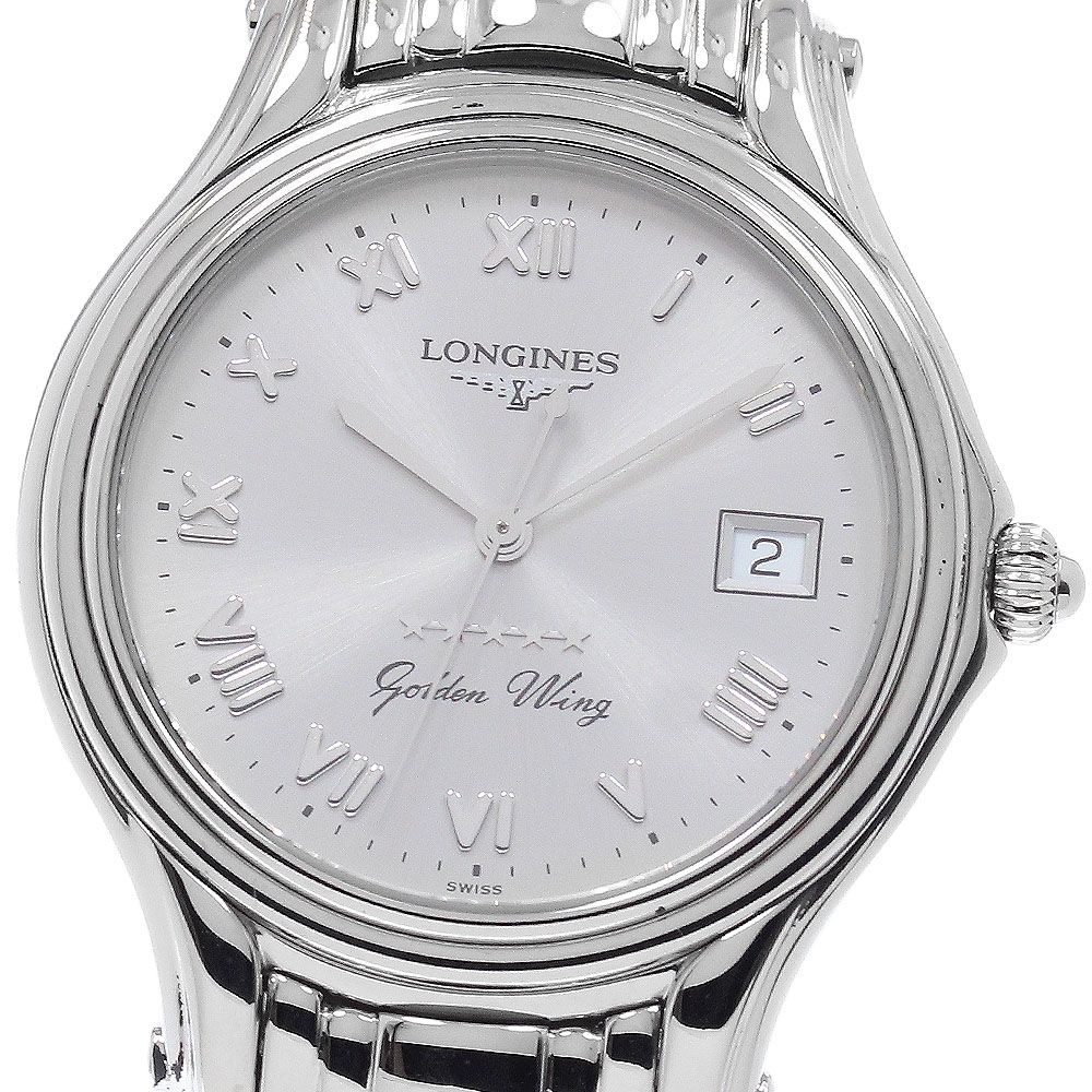 ロンジン LONGINES L3.606.4 ゴールデンウイング デイト クォーツ 