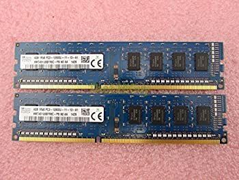 【中古】「未使用品」Hynix HMT451U6BFR8C-PB 8GB 2 x 4GB PC3-12800U DDR3 1600 CL11 Desktop Memory Kit by Hynix [並行輸入品] 中古】Hynix HMT451U6BFR8C-PB 8GB 2 x 4GB PC3-12800U DDR3 1600 CL11