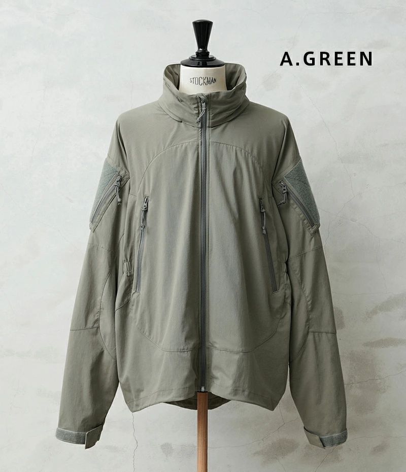 ジャケット・アウター WAIPER LEVEL5 SOFTSHELL JACKET A.GREEN WAIPER WP1079 LEVEL5 ソフトシェルジャケット A.Green（グレー）XL