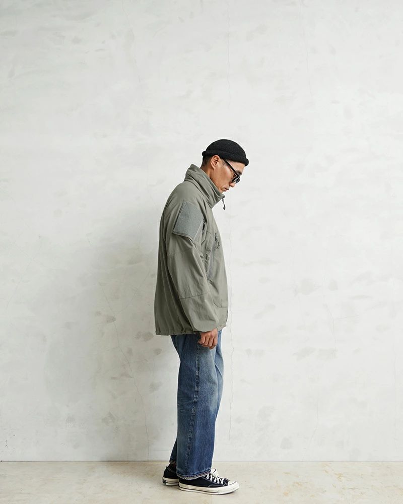 ジャケット・アウター WAIPER LEVEL5 SOFTSHELL JACKET A.GREEN WAIPER WP1079 LEVEL5 ソフトシェルジャケット A.Green（グレー）XL