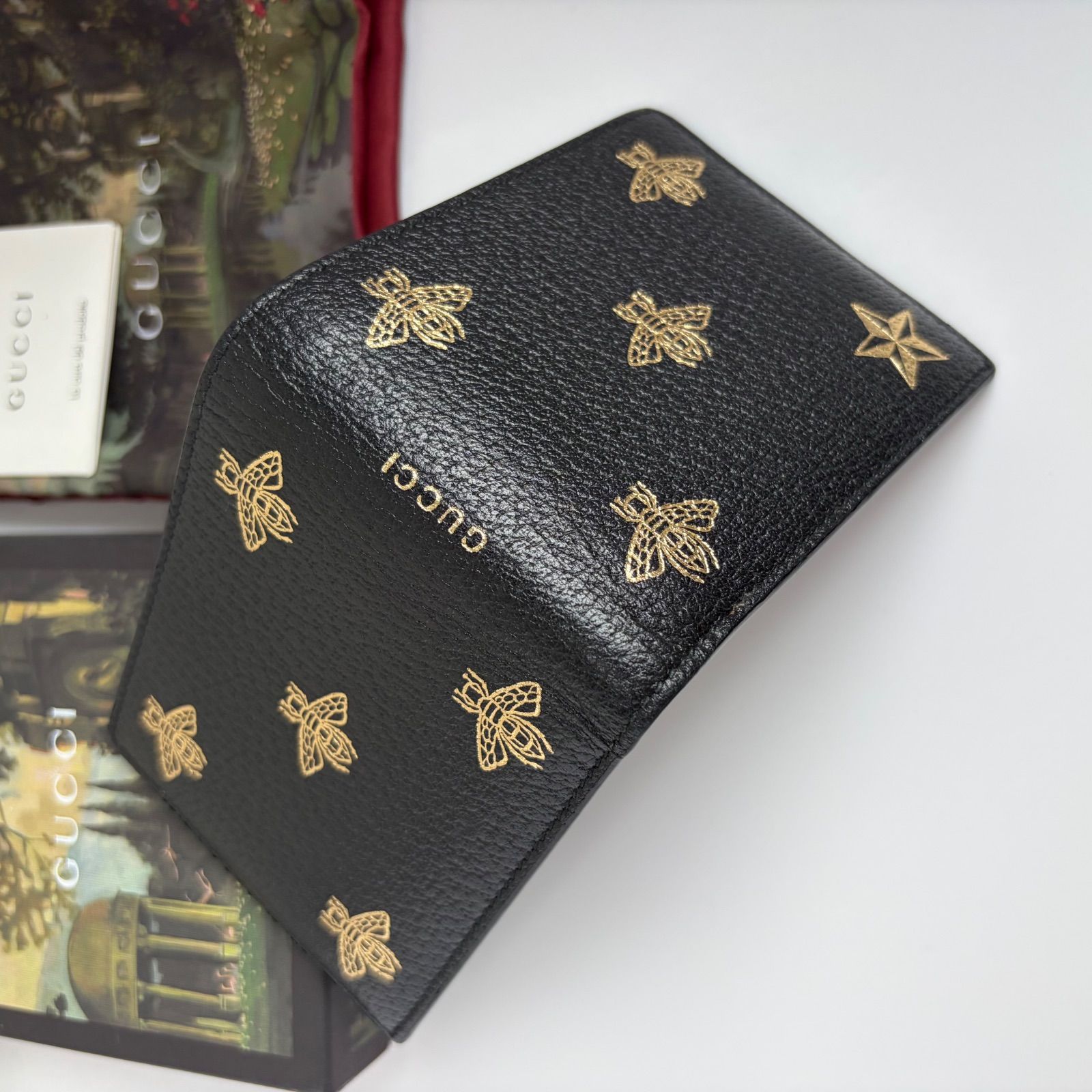 未使用保管品】GUCCI グッチ アニマリエ ビー 蜂モチーフ レザー 2