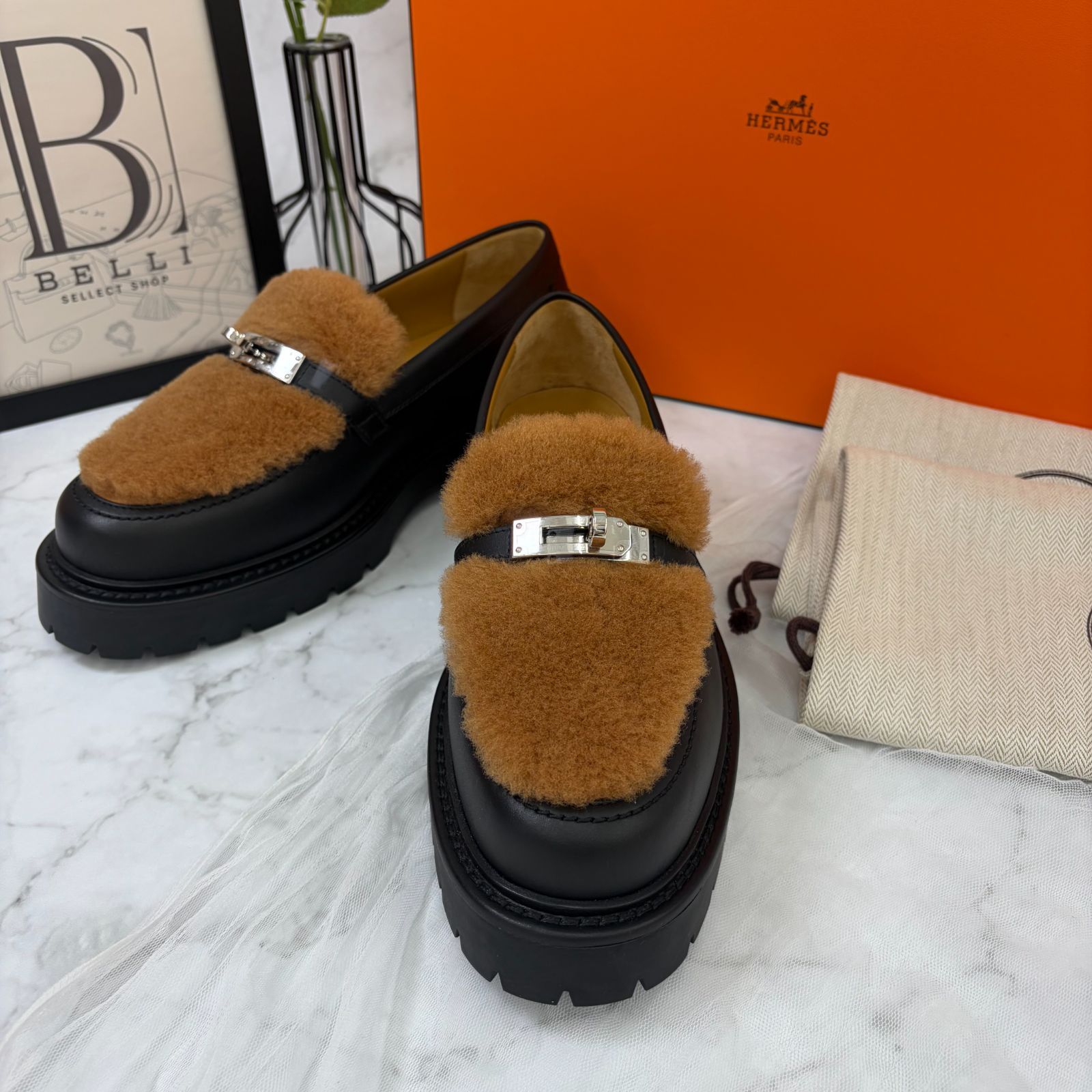 Hermes エルメス ローファー ケリー アイコン 【公式通販】