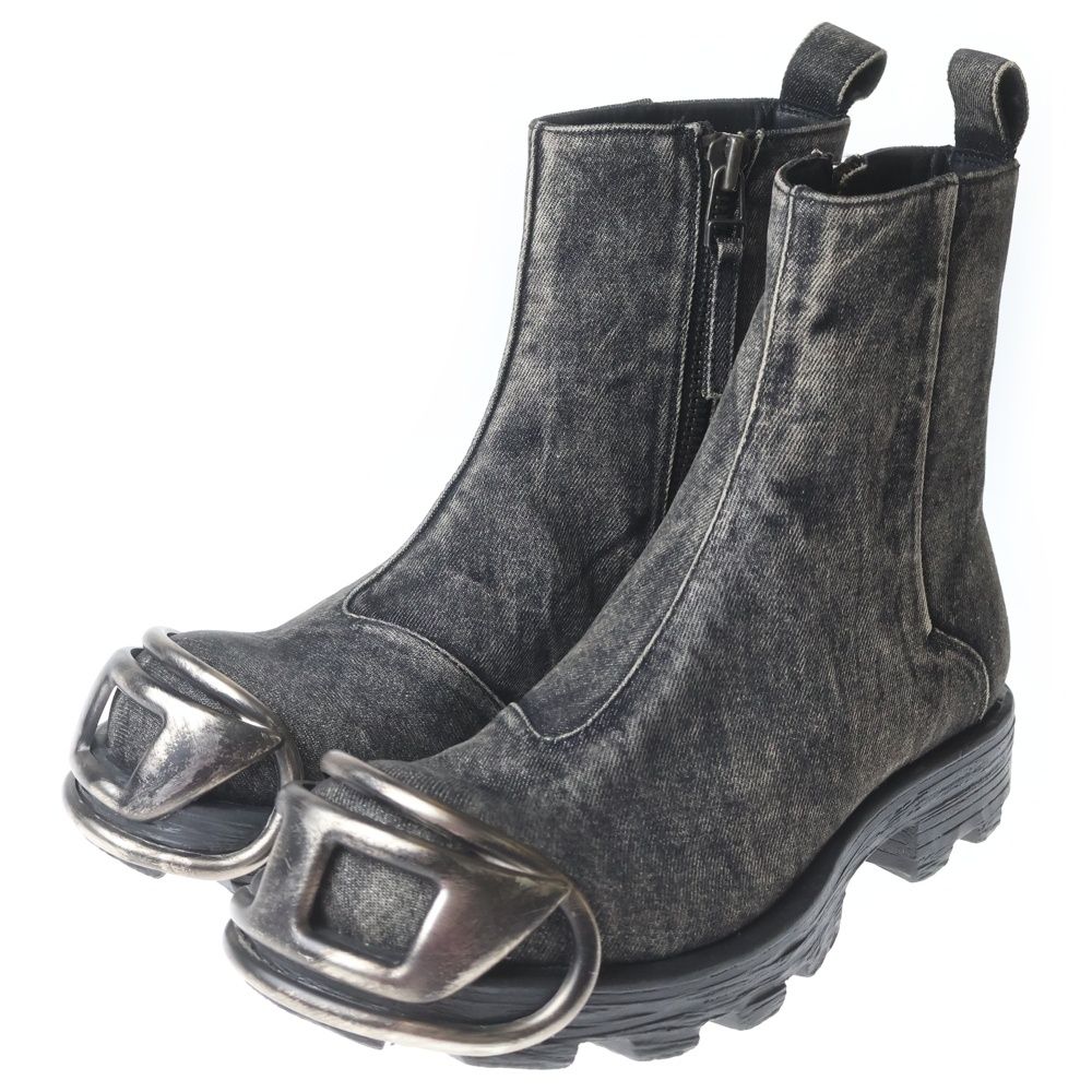 DIESEL (ディーゼル) D-HAMMER BT ZIP D ジッパー デニム アンクル 