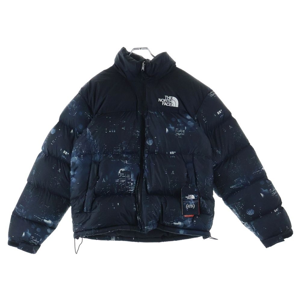 THE NORTH FACE ザノースフェイス 18AW ×EXTRA BUTTER Night Crawlers Nuptse Jacket エクストラバター ナイトクロウラーズヌプシ ジップアップダウンジャケット ネイビー NF0A47CU THE NORTH FACE (ザノースフェイス) 18AW ×EXTRA BUTTER NIGHT