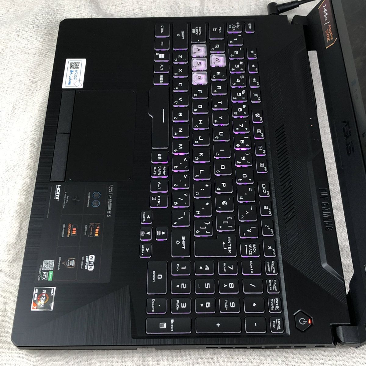 ジャンク ASUS TUF Gaming A15 Ryzen7/RTX3050Ti - メルカリ