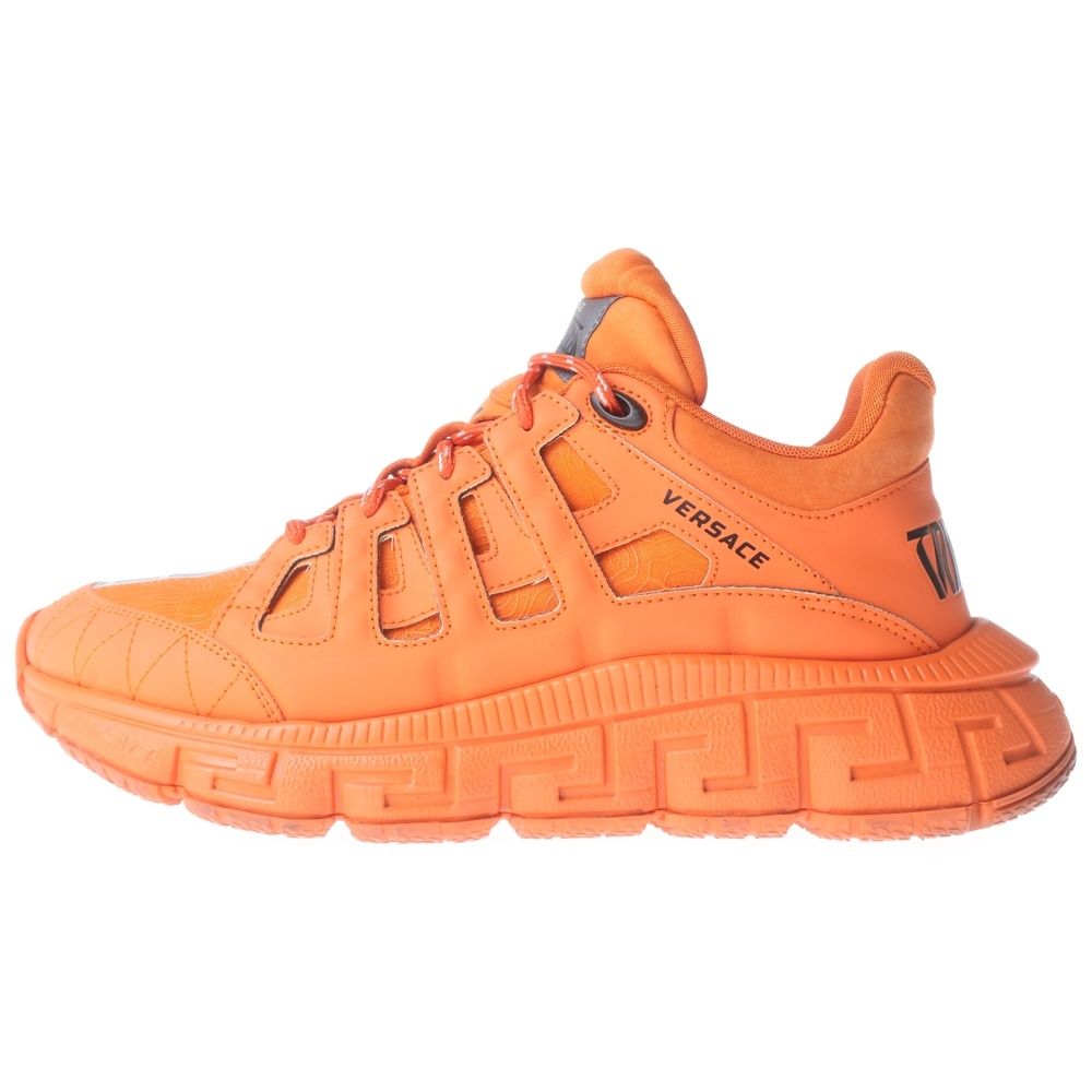Versace ヴェルサーチ トライグレカ オレンジ サイズ43.5 スニーカー VERSACE (ヴェルサーチ) TRIGRECA SNEAKER トライグレカ ボリューム