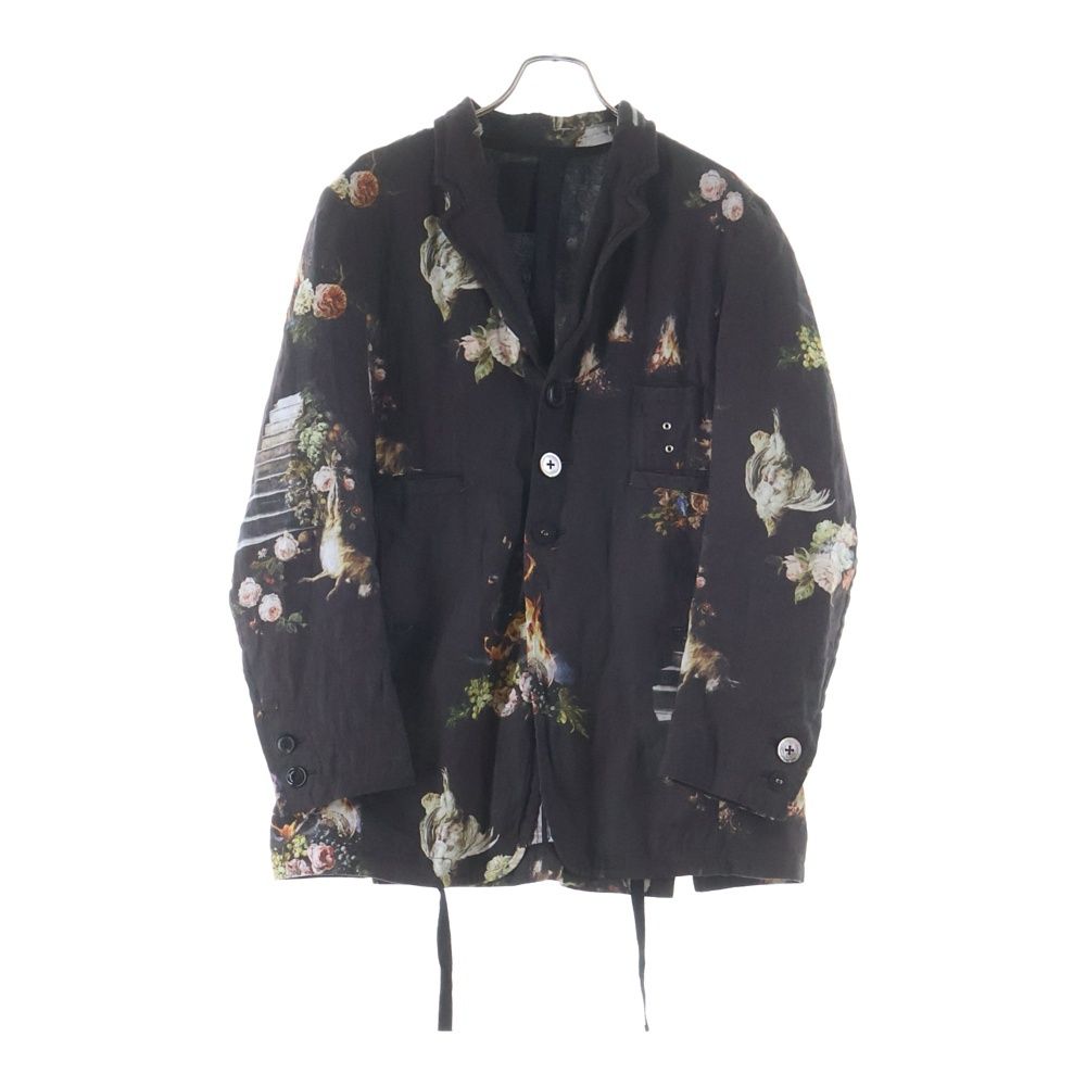 UNDERCOVER 26SS EMMA総柄リネンワイヤーラベル3BJKT UNDERCOVER (アンダーカバー) 26SS EMMA 総柄 リネン ワイヤーラベル