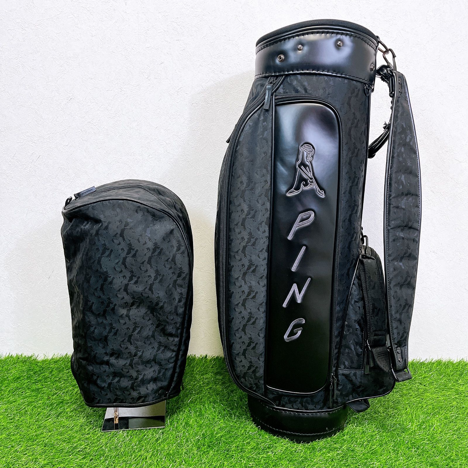 PING CB-U211 PP58 Black ピン　キャディバッグ　ブラック 廃盤品】PING CB-U211 PP58 Black ピン キャディバッグ ブラック