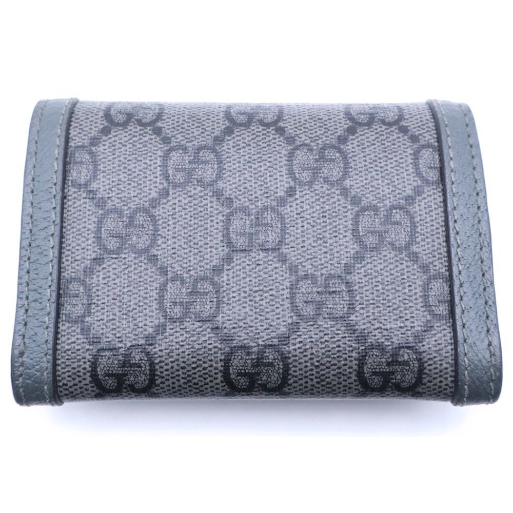 GUCCI (グッチ) GGスプリーム カードケース 名刺入れ グレー 732025