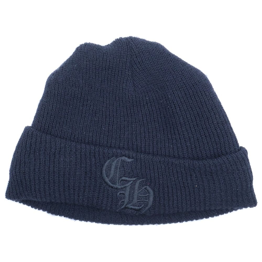 CHROME HEARTS (クロムハーツ) CH Logo Embroidery Wool Watch Cap CH