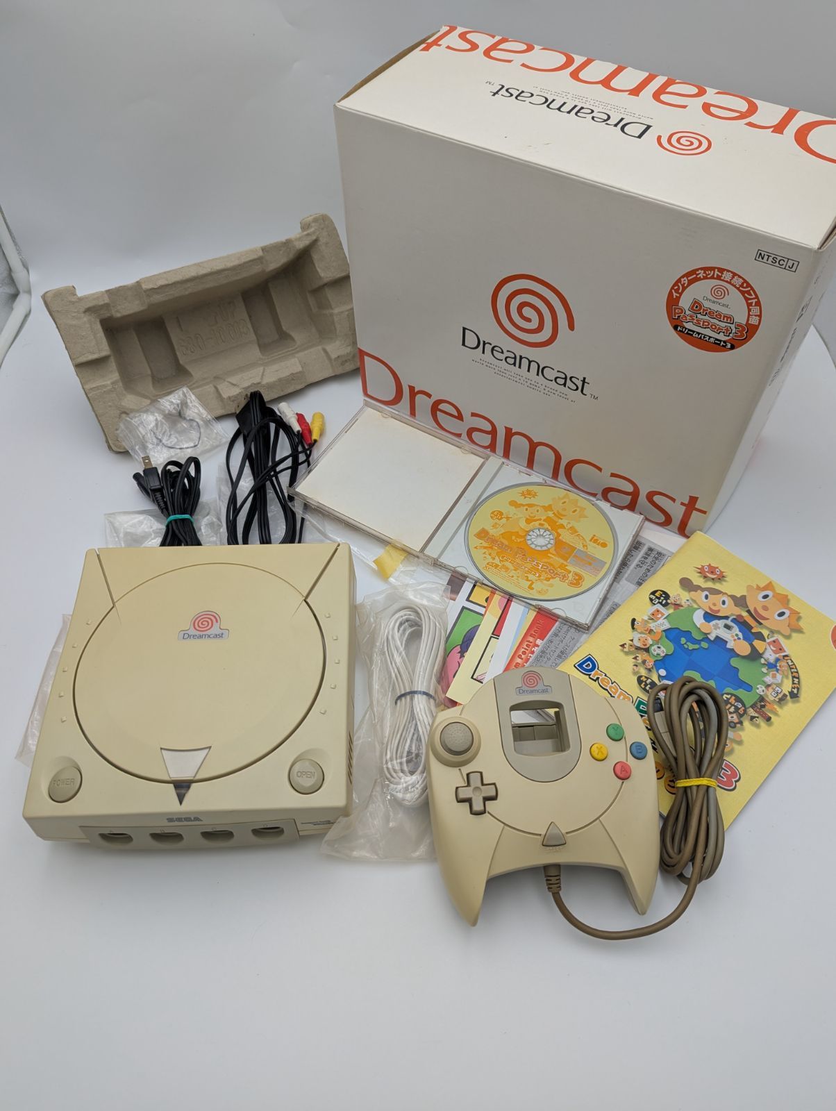 テレビゲーム 【動作確認済み】ドリームキャスト 本体 箱・説明書付き 