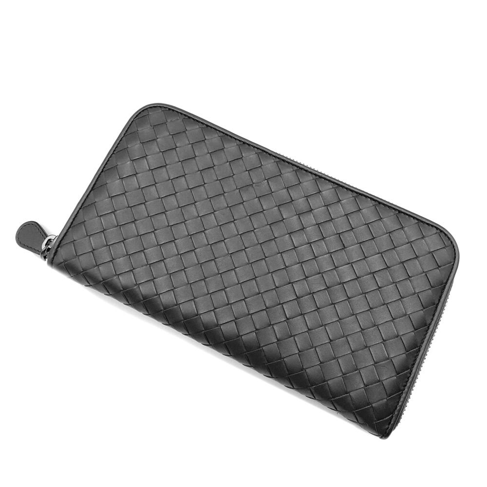中古】ボッテガ ヴェネタ BOTTEGA VENETA ラウンドファスナー イントレ 