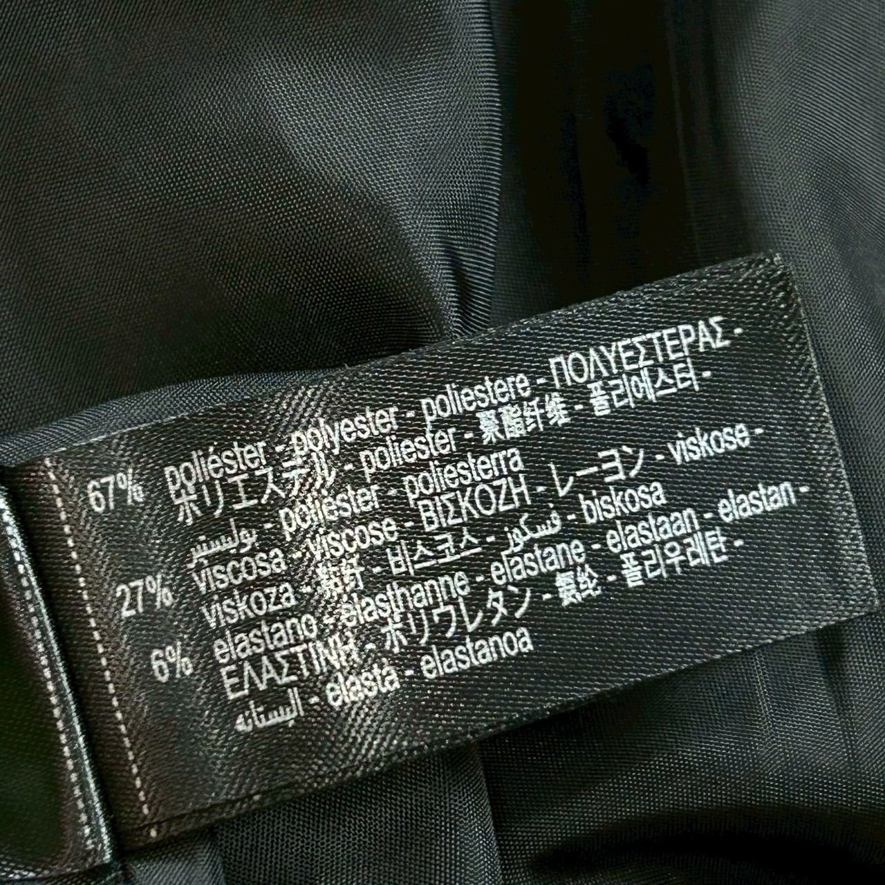 ZARA ザラ コントラストフェイクレザージャケット ブルゾン パーカ