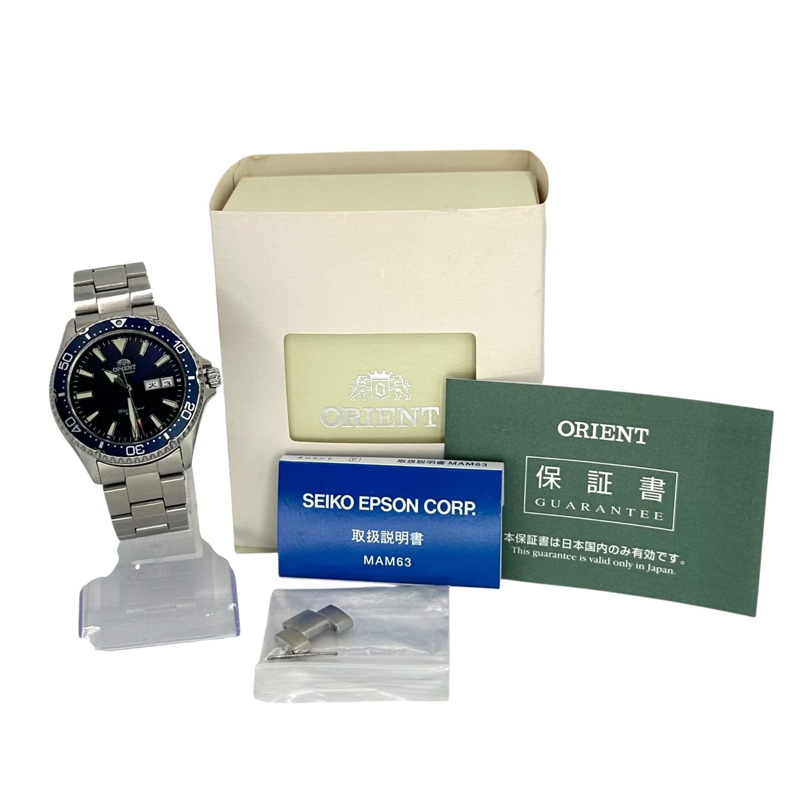 ORIENT】 オリエント マコ RN-AA0001B 39mm 自動巻き オートマ メンズ 